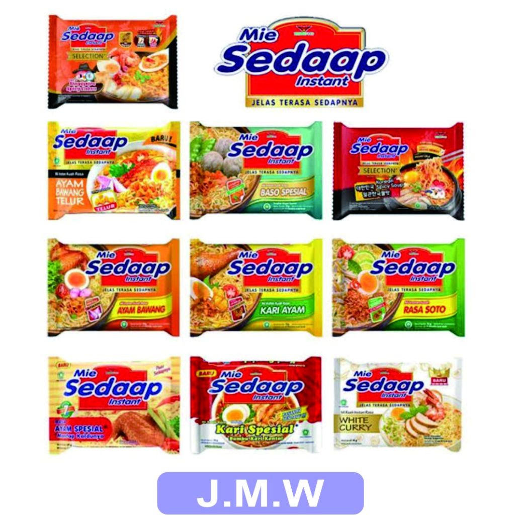 

MIE SEDAAP ALL VARIAN / MIE SEDAAP ALL VARIAN GORENG SOTO MADURA KOREAN SPICY CHICKEN SOTO PEDAS - ARM