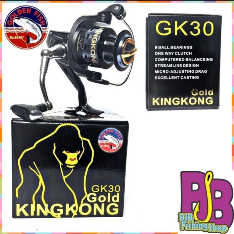 PROMO BARU Reel pancing golden fish KINGKONG gk20 gk 20 gk30 gk 30 gk40 gk 40