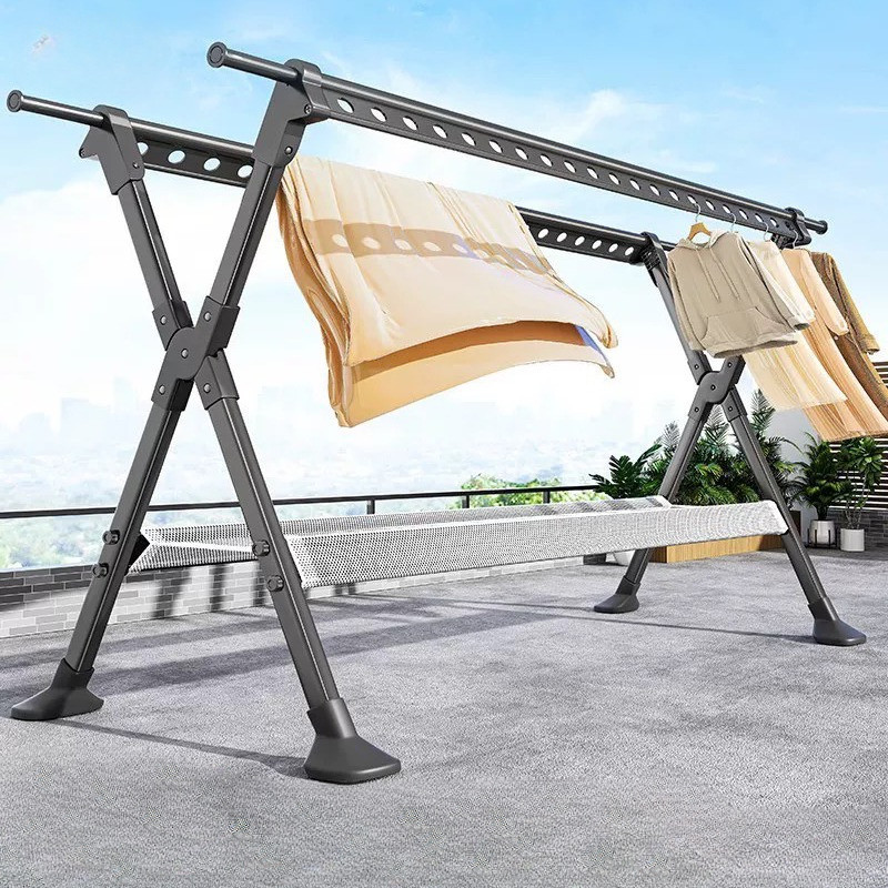 Jemuran Baju Besi Tebal Dan Kuat Jemuran Jemuran Baju Lipat Jemuran Pakaian Portable Jemuran Hanger