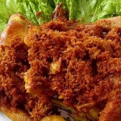 

Ayam kampung Bu Mega - Serundeng