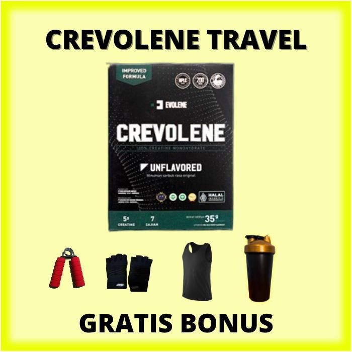 

EVOLENE CREVOLENE MONOHYDRATE TRAVEL 7 SERVING EVO CREATINE MONO UNFLAVOUR 35 GRAM BOWORAMADHAN44