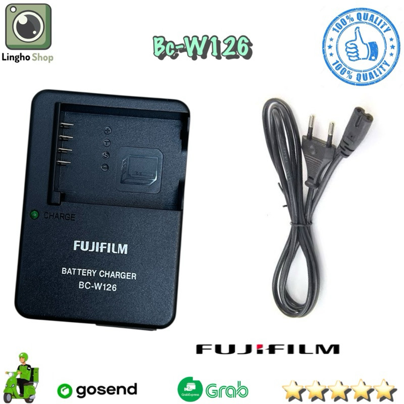 Charger Fujifilm Bc-W126 For Baterai Fujifilm Np-W126 Battery Camera Fujifilm Xa10 Xa20 Xa3 Xa5 Xa7 