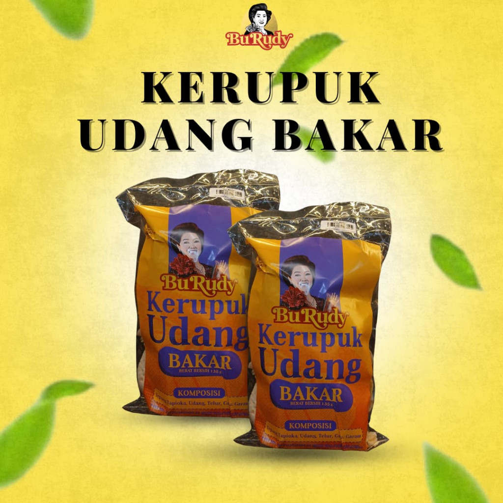 

Krupuk udang bakar Bu Rudy khas oleh oleh Surabaya