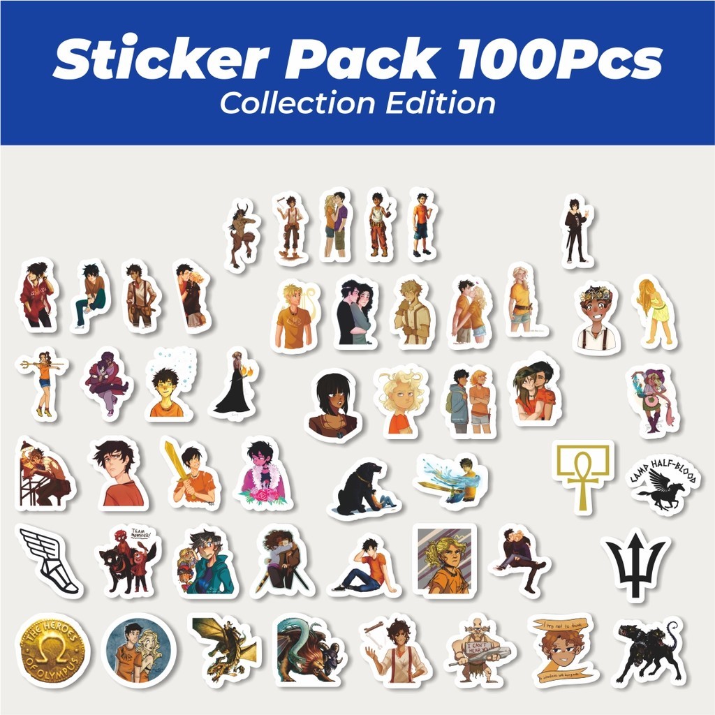 

Hot Stiker Percy Jackson Casing Lucu Anti Air Stikers Berperekat Waterproof Sticker Decal Buat Motor Helm Buku Journal Koper Casing HP Laptop Botol Minum