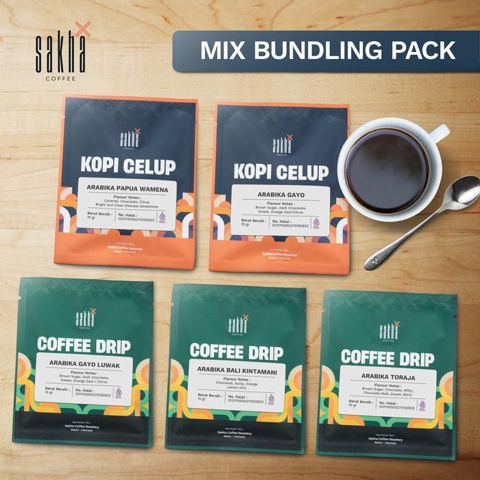 

JavaCoffee Kopi Celup Series Arabika Asli Tanpa Ampas Murni Arabica Coffee Murah - Mix Celup&Drip