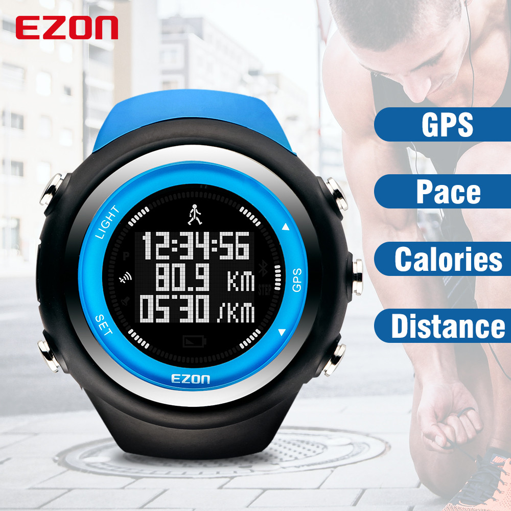 Best Selling EZON T031 GPS Running Sports Watch Sport Outdoor Waterproof gital Watch Speed stance Ca