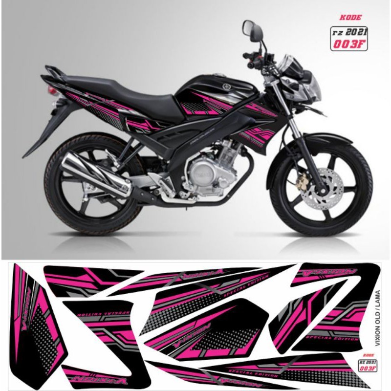 Striping variasi vixion lama stiker body vixion old stiker motor decal vixion 2008-2011