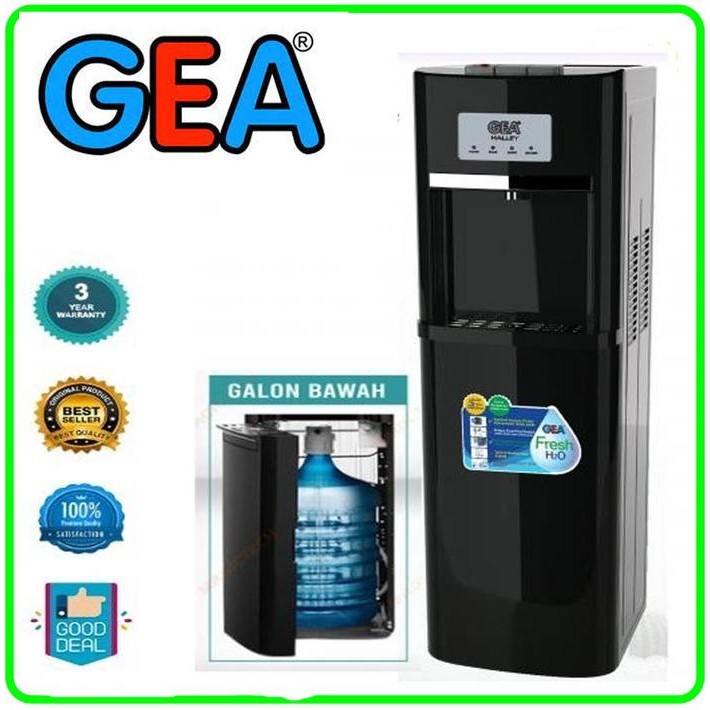 DISPENSER GEA GALON BAWAH GEA HALLEY Panas Dingin Biasa - Kompresor