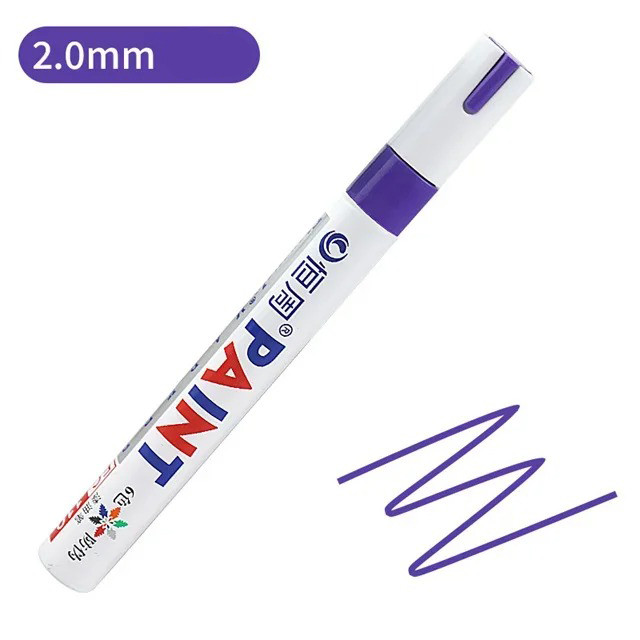 

Spidol Ban Permanen Waterproof Quick Dry Oil Base Marker 2mm - EC110