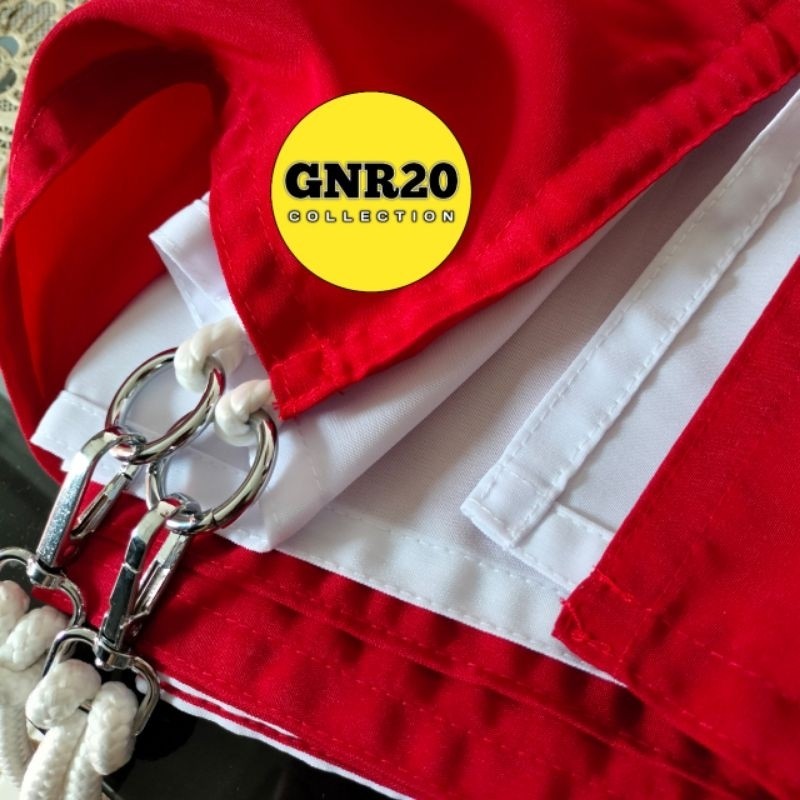 JAMIN MURAH BENDERA UPACARA bendera TIANG bendera PENGAIT besi BAHAN DRILL KATUN 135x90 bendera 90x1