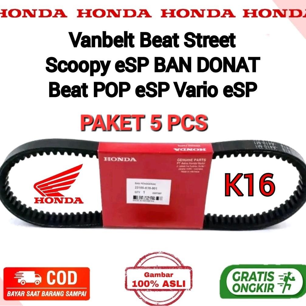 (GROSIR 5PCS) Vanbelt VBelt V Belt Panbel V-Belt Scoopy 2019 Original K16 Scoopy eSP K16 Ori Beat FI
