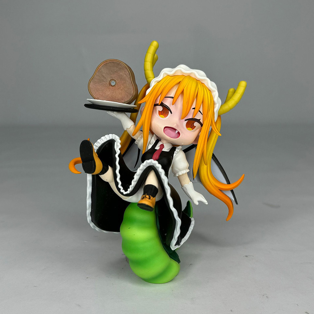 Miss Kobayashi's Dragon Maid Tohru Q Ver. PVC Action Figure Anime Figure Model Toys Collection Doll 