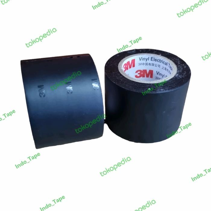 

Isolasi 3M Vinyl Electrical Tape uk 2in / Solasi Listrik Besar Hitam