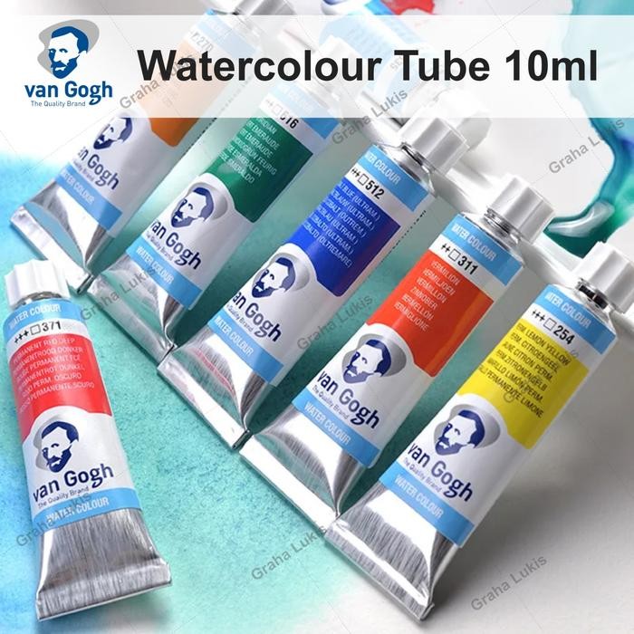 

Van Gogh Watercolour TUBE 10ml Varian 1 WHITE / YELLOW / ORANGE / RED / BROWN - 224 NaplesYellowRed