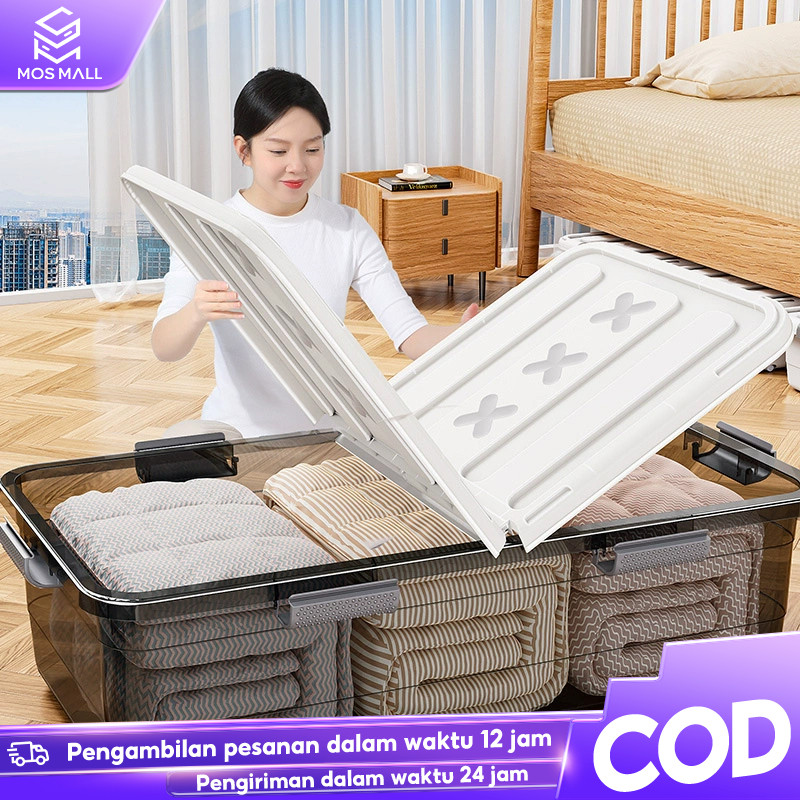 Kotak Penyimpanan Serbaguna Storage Box Kotak Penyimpanan di Bawah Tempat Tidur Kotak Penyimpanan Ma