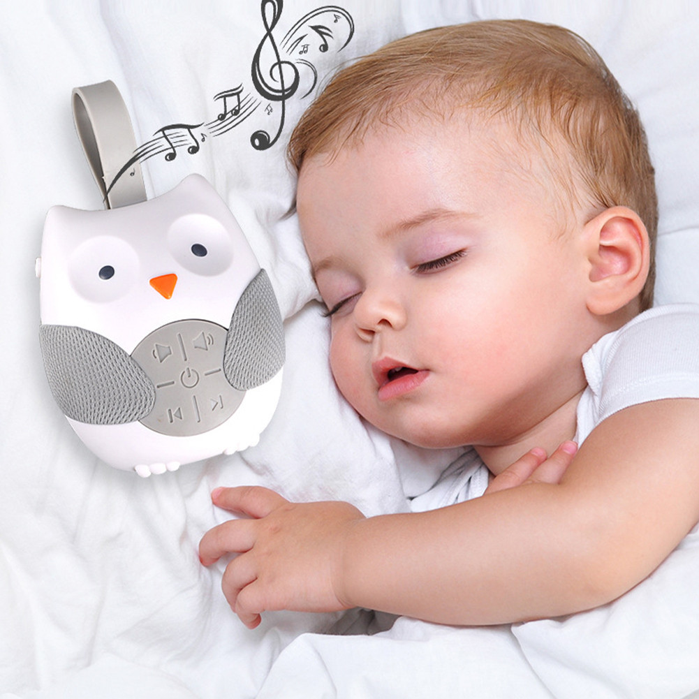 Owl Baby Soother Lullaby White Noise Portable / Musik Tidur Baby / Speaker Lagu Bayi