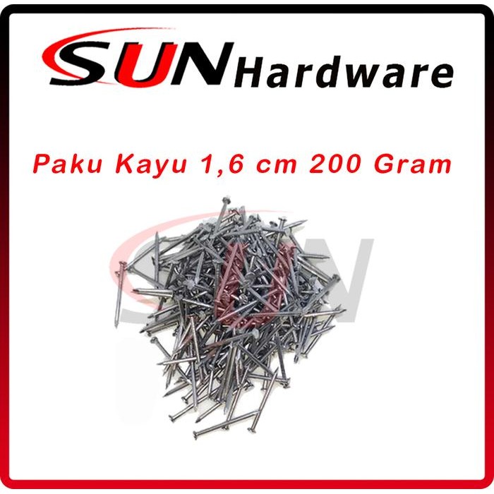 [BERGARANSI] Harga Promo Paku kayu Triplek 1" inch 1 ,6 cm 200 gram / pack  Bungkus Berkualitas Pali