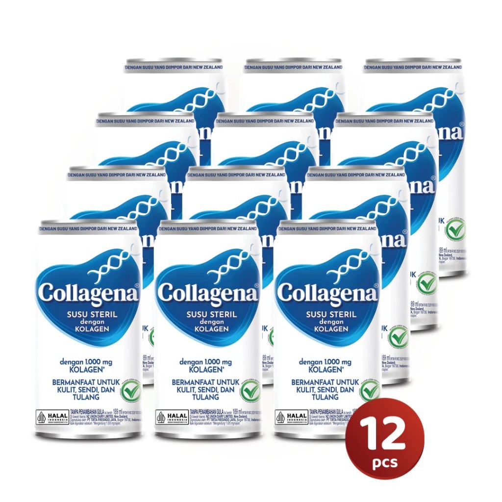

Collagena Susu Steril Kolagen 12 Kaleng