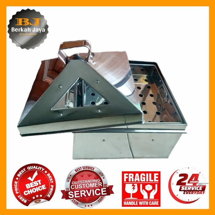 Kukusan Stainless 40 cm Klakat Dimsum Steamer Persegi