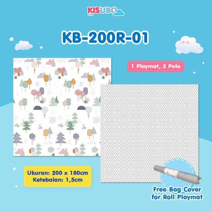 KISUBO XPE Roll Playmat Playmat Roll Anak dan Bayi