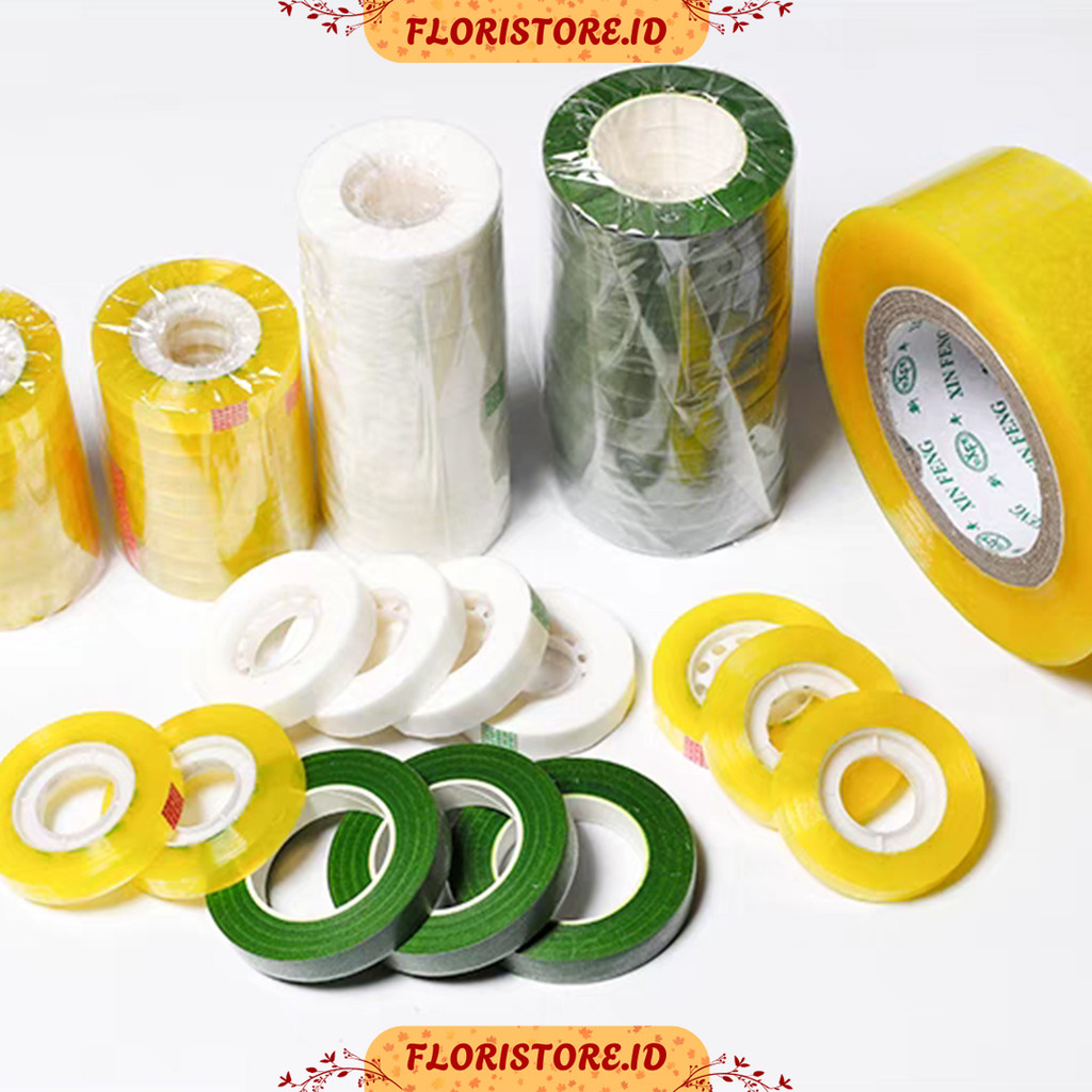 

FLOWER TAPE / SELOTIP BUNGA / FLORIST SUPPLY / KEPERLUAN BUKET BUNGA / AKSESORIS FLORIST