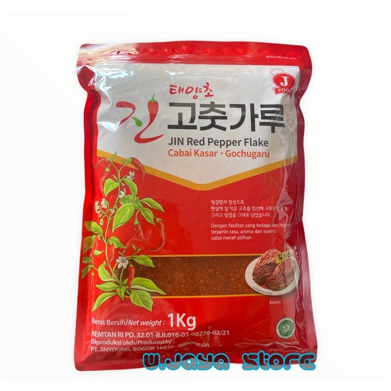 

J FOOD JIN RED PEPPER FLAKE ( Cabai Kasar - Gochugaru )