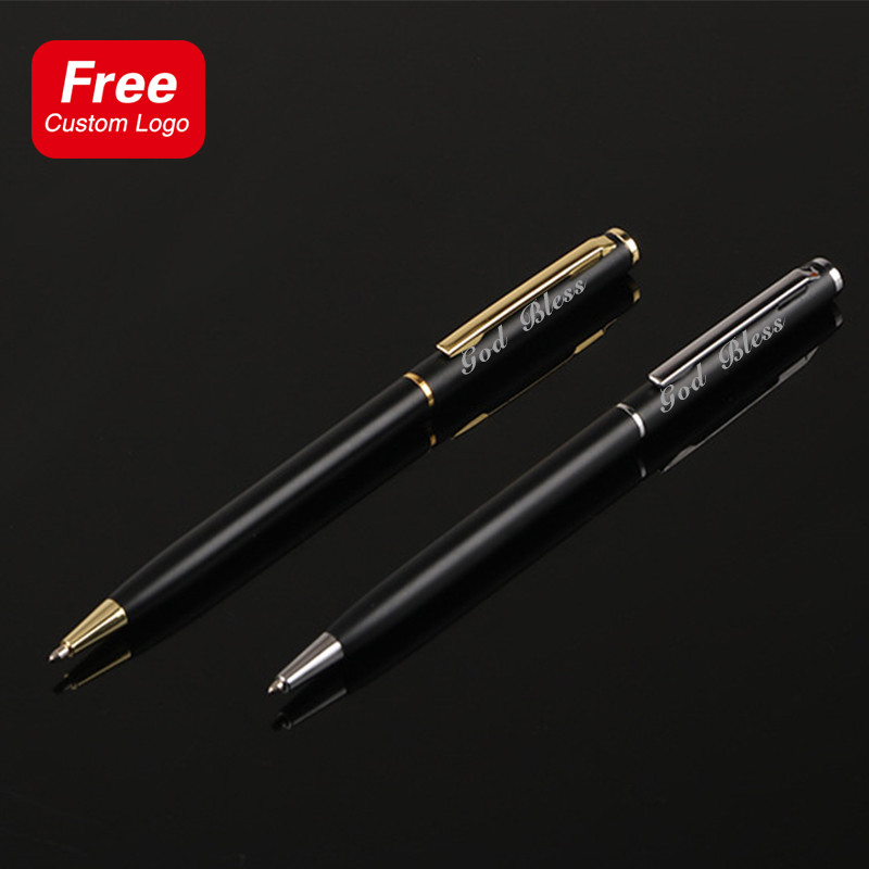 

Custom LOGO Metal Rotating Ballpoint Pen Hotel Personalized Advertising Gift Business Signature Student Supplies Pen For Writing