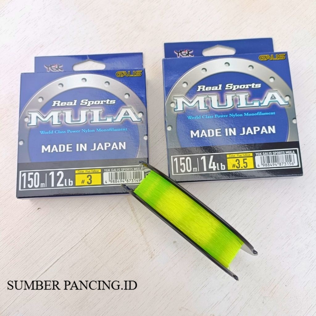 MULA - SENAR PANCING MULA YGK 150 Meter 12 Lbs | 10 Lbs | 8 Lbs | 6 Lbs | 14 Lbs | 16 Lbs