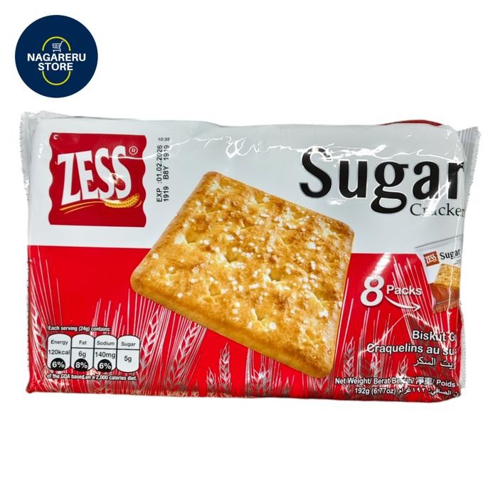 

Zess sugar crackers 192gr