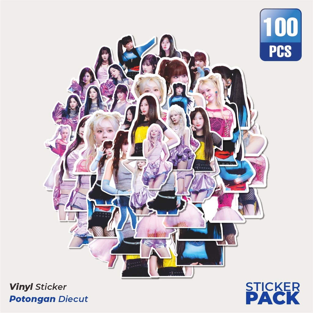 

Stiker Vinyl Stiker Aespa Dekorasi Lucu Kreatif untuk Notebook, Skateboard