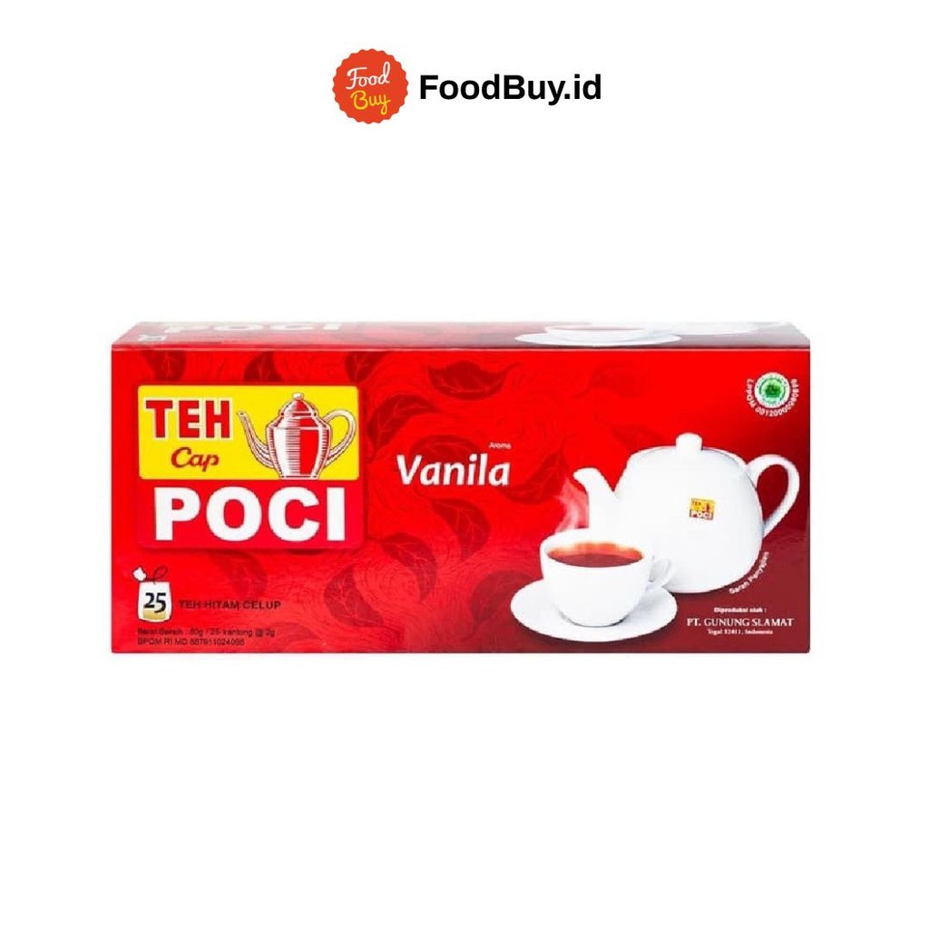 

Teh Poci Aroma Vanila 25 Sachet 50 gr