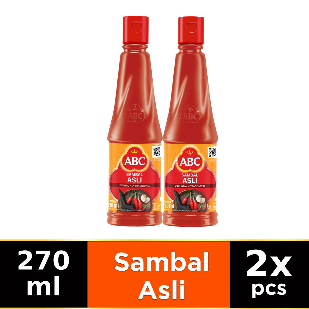 

ABC Saus Sambal Asli 270 ml - Twin Pack