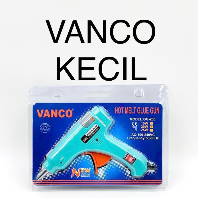 

ALAT LEM TEMBAK KECIL / Glue Gun VANCO KECIL 20 Watt GG-200 / GG 200