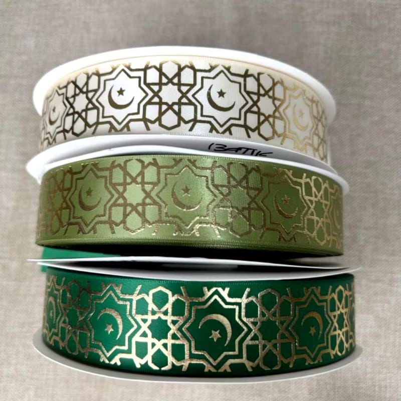 

100 YARD (90 METER) - PITA IDUL FITRI lebar 3,8 CM | PITA LEBARAN