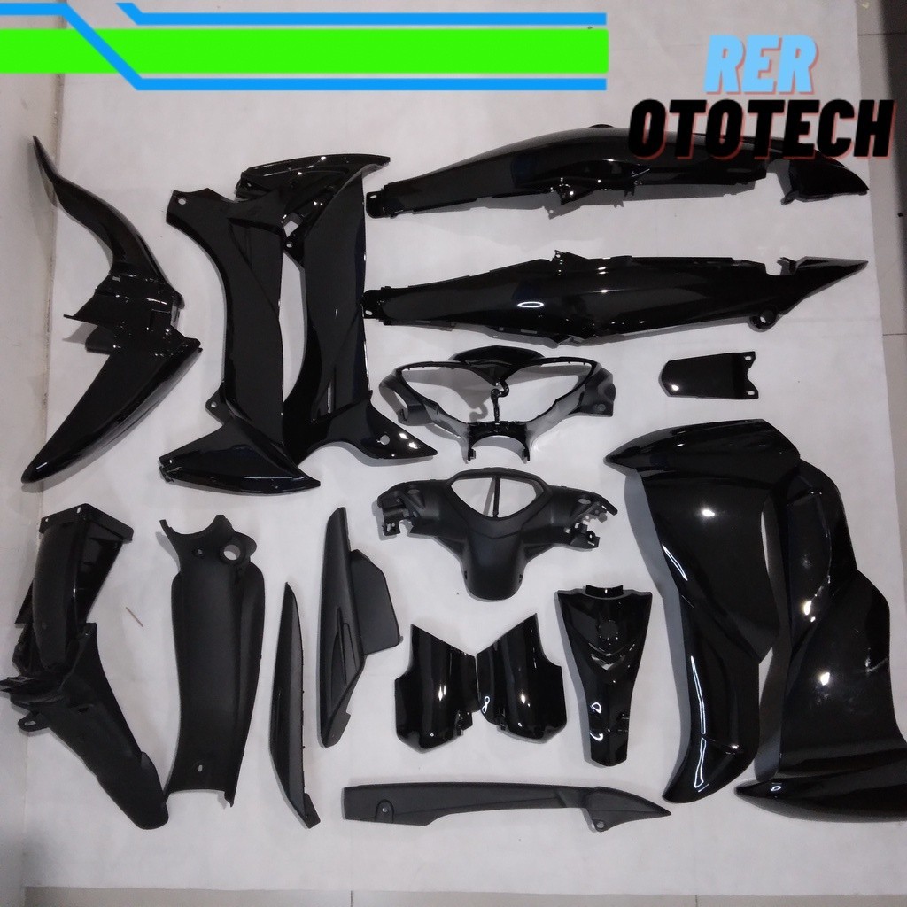 Full Body Jupiter Z Burhan 2006 2007 2008 Hitam WIN | complete set bodi lengkap komplit kasar halus 