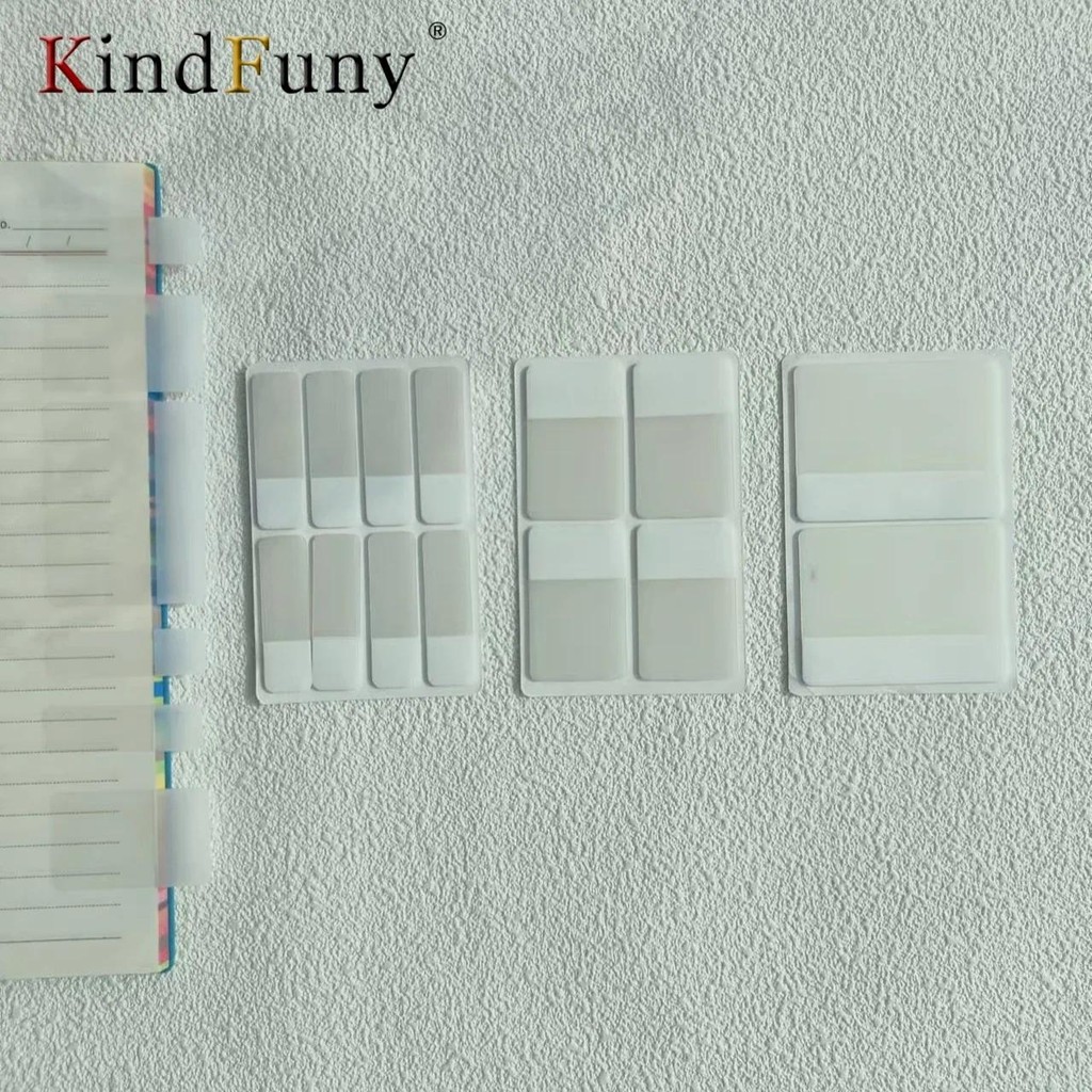 

40/80/160 Sheets Transparent Sticky Notes Self-Adhesive Reading Annotation for Books Notepad Bookmarks Memo Pad Index Tabs