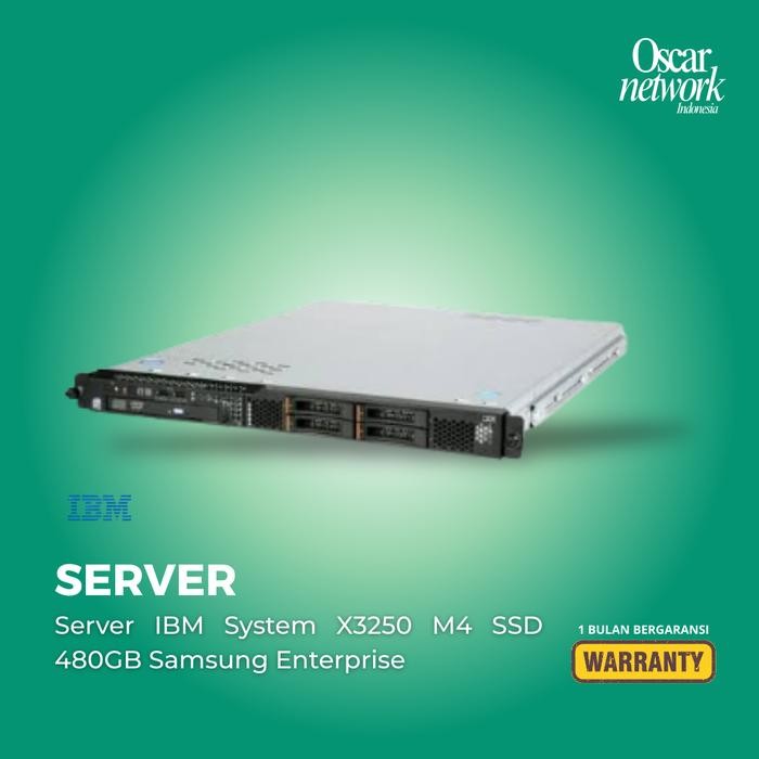 Server IBM System X3250 M4 SSD 480GB Samsung Enterprise