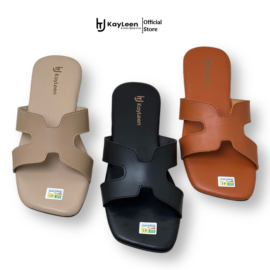 KAYLEEN Sandal Big Size Wanita Model Flat