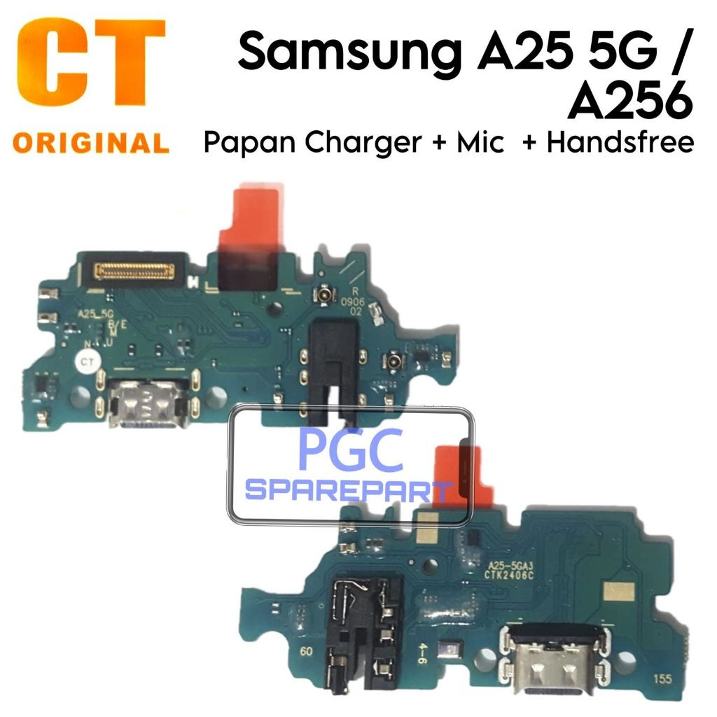 Board Konektor PCB Charger Mic + Handsfree Samsung Galaxy A25 5G / SM-A256E / SM-A256E/DS / SM-A256E