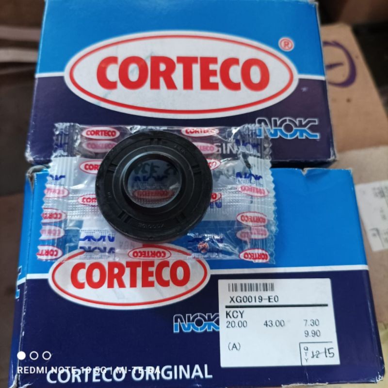 OIL SEAL POWER STEERING ALL NEW AVANZA VELOZ XENIA SIL PINION REG CORTECO JAPAN SIL RACK STIR ORI