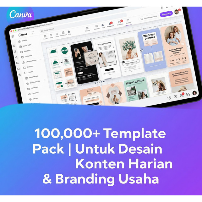 [Gmail Old] TERMURAH Tamplate Canva Siap Pakai dan Edit 10.000+