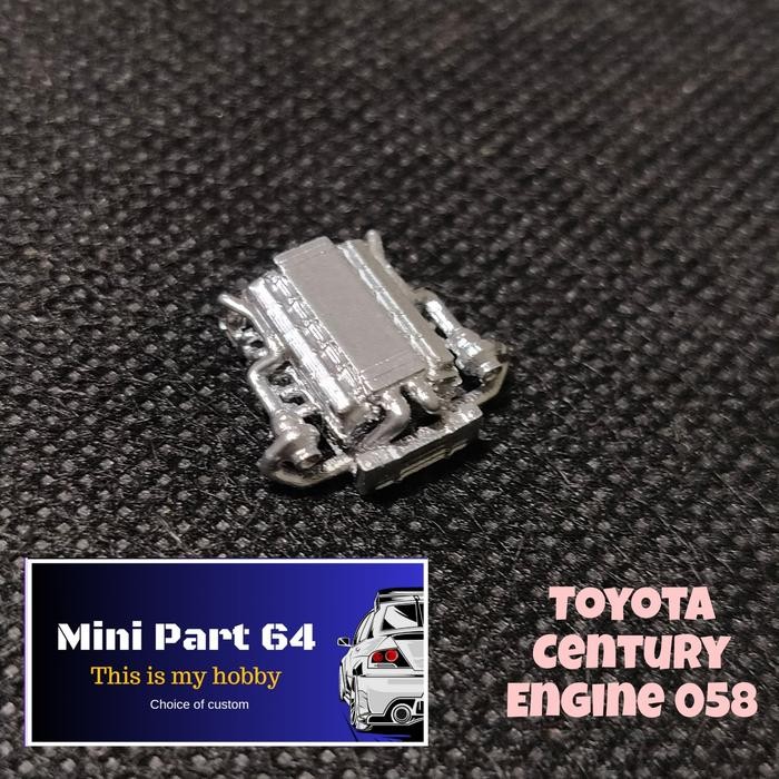 Diorama Diecast Toyota Century Engine 058 Miniatur Skala 64