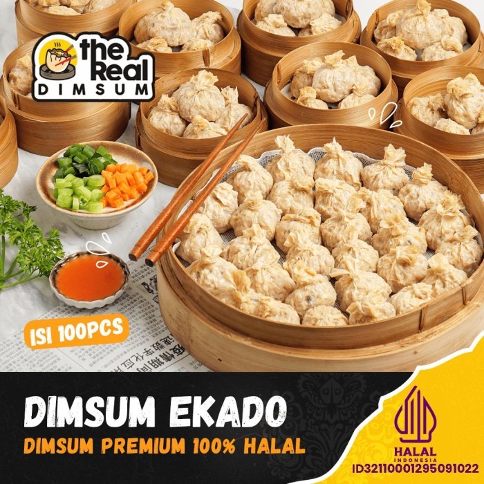 

Dimsum Halal Isi 100 ( Ekado ) Premium Frozen Food