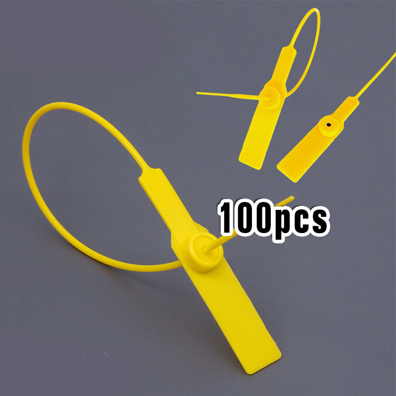 

100PCS Segel Security 28cm Security Seal Plastik Segel Koper Panel Container Truk Bank Tag