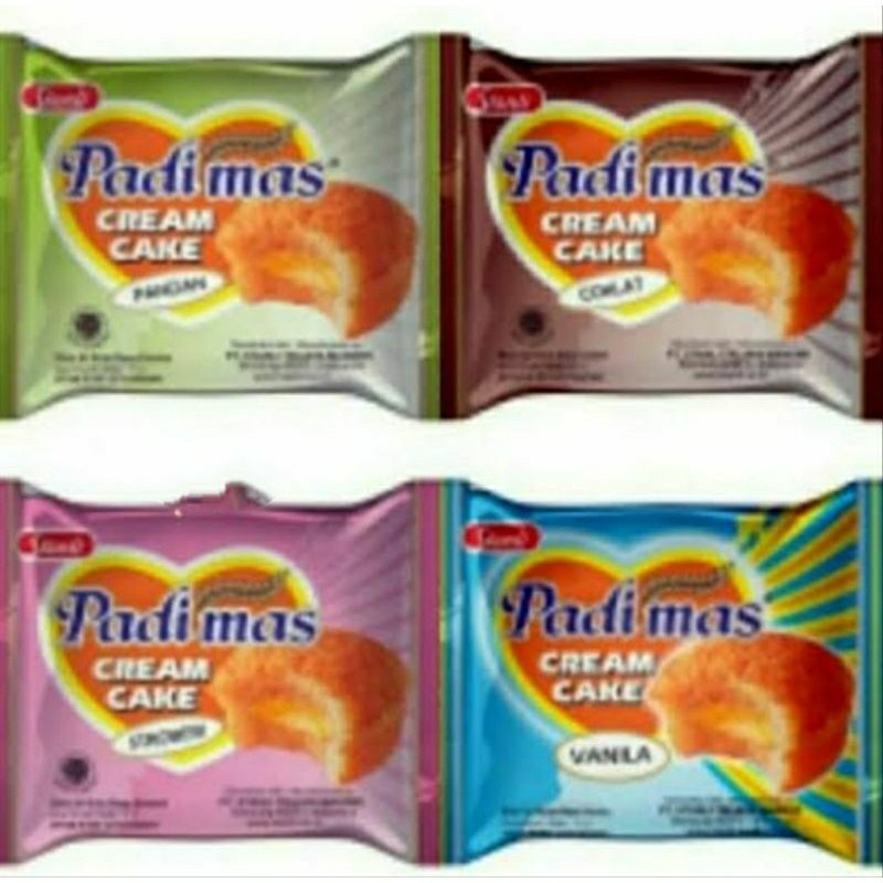 

Bolu Padi mas Cream Cake ( isi 10 pcs @9gr )