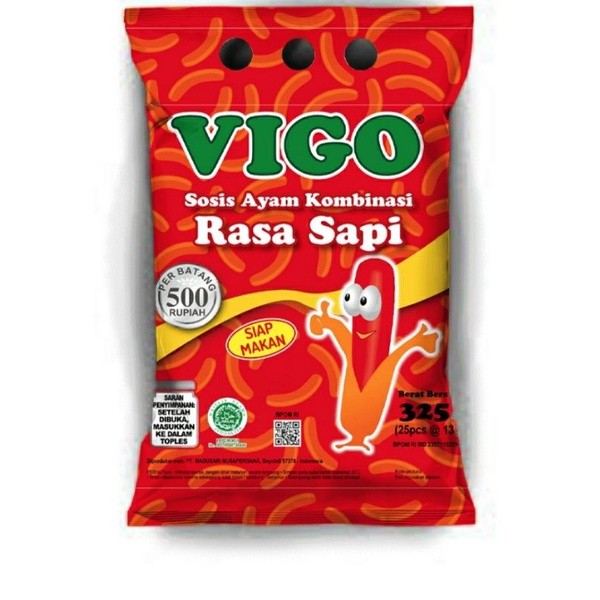

Sosis Sapi Vigo Siap Makan ( isi 24 pcs @12.5gr )
