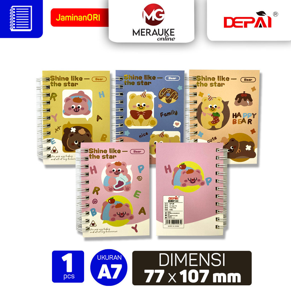 

DEPAI Notebook Spiral Aesthetic A7 666 75 Buku Jurnal Buku Catatan Buku Tulis Aesthetic Sekolah
