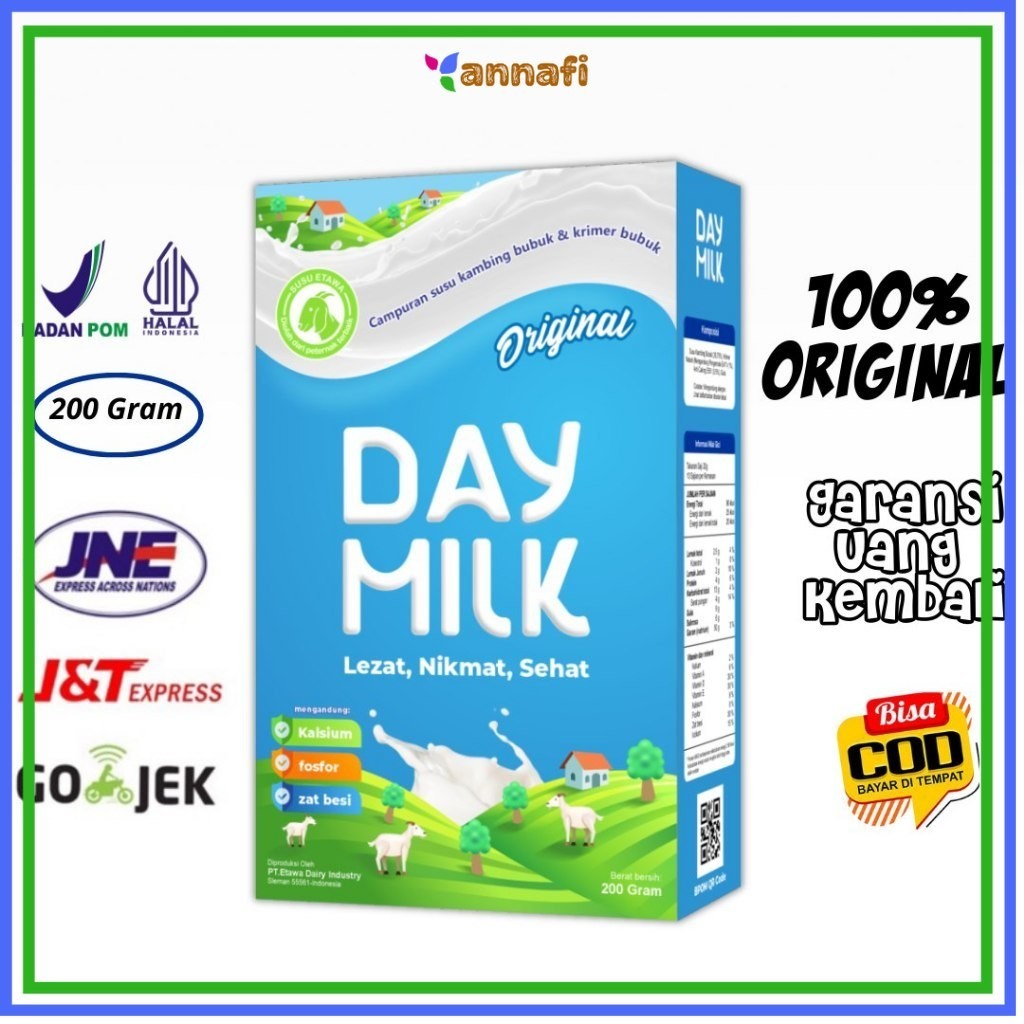 

DAYMILK - Susu Kambing Etawa Murni - Atasi Nyeri Sendi - Enak Rasanya - Tinggi Kalsium - HALAL - COD