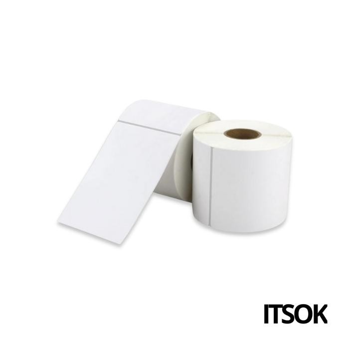 

ITSOK Kertas Thermal Label Barcode 100 x 150 mm ukuran A6 isi 500pcs - THERMAL ISI 500