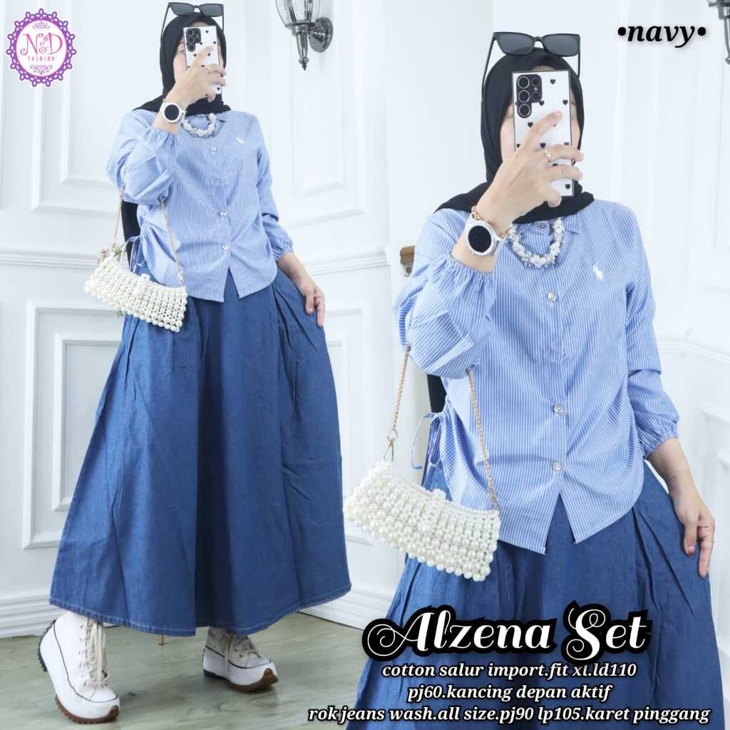 [ COD ]  2707  ALZENA SET by N&D FASHION